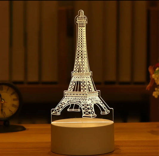 3D Led Eiffel Tower